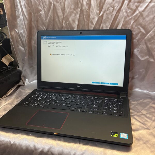 Used Dell Inspiron 5577 laptop for parts or repair.