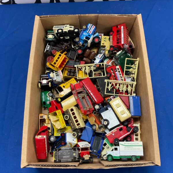 Lledo and Matchbox diecast vehicle collection, vintage toy cars.