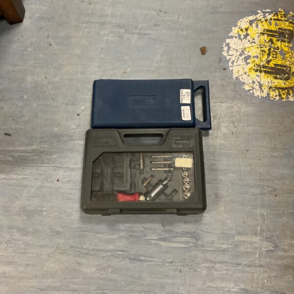 Front view of a heavy-duty Draper tool case.
