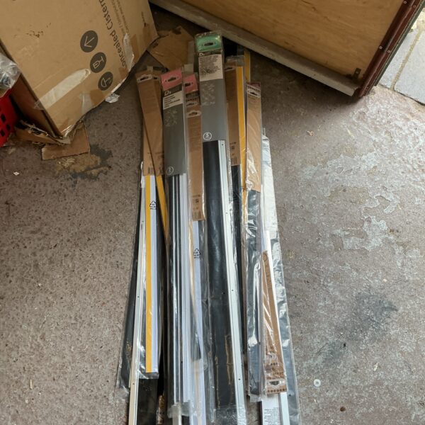 Multiple Diall draught excluder kits for doors and garage doors.