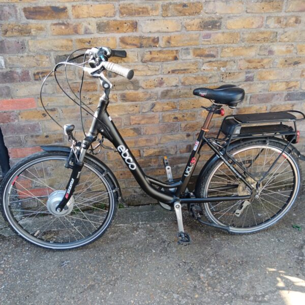 Ebco electric bike, step-through frame, without battery.