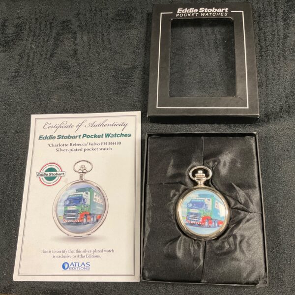 Eddie Stobart pocket watch with certificate of authenticity