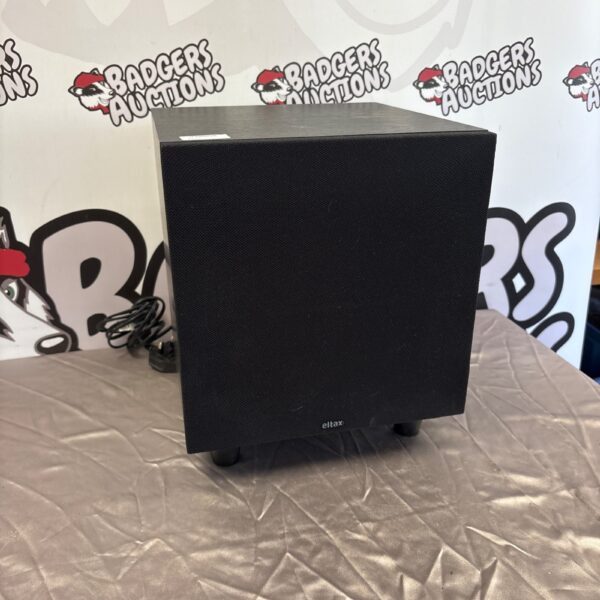 Front view of the Eltax Rumble subwoofer.