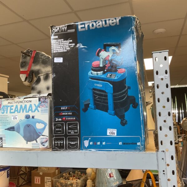 Erbauer EPS800 HVLP paint sprayer, a corded electric spray gun.