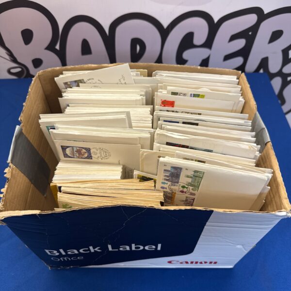 Collection of assorted first day covers for stamp collectors.
