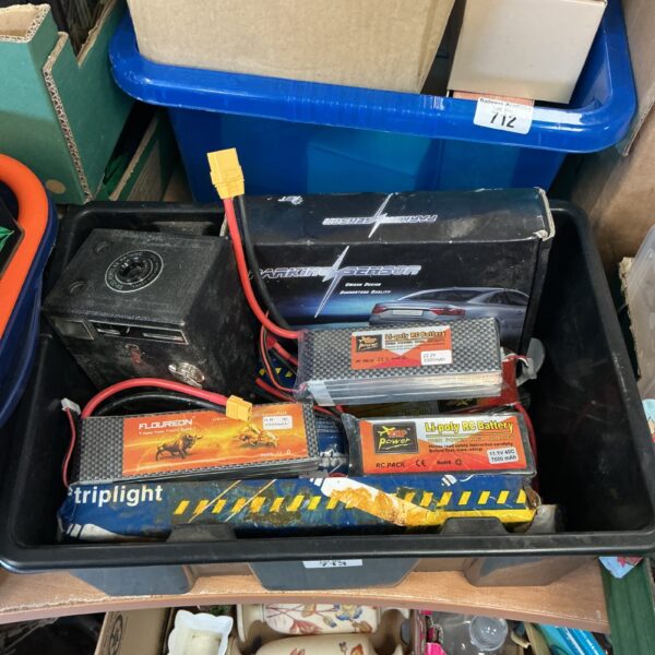 Floureon LiPo RC battery in a mixed lot.