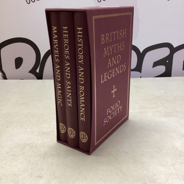 Folio Society book of British myths and legends, illustrated edition.