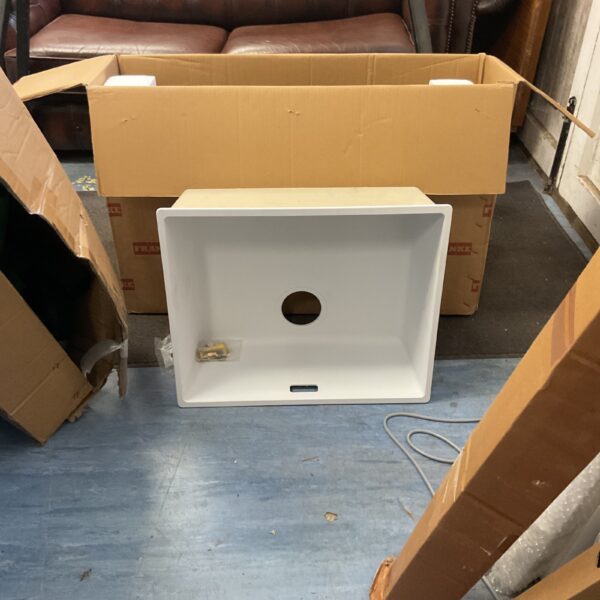 Used Franke undermount kitchen sink for kitchen renovation.
