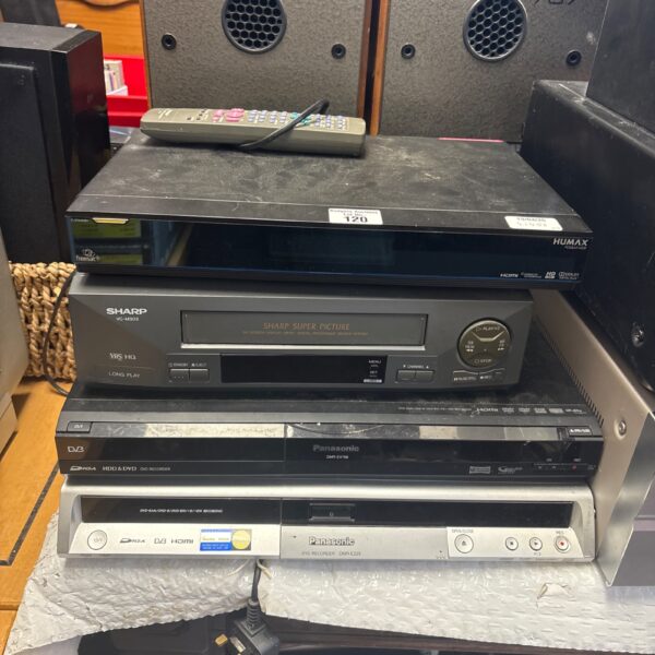Freesat recorder bundle including Humax, Sharp and Panasonic devices.