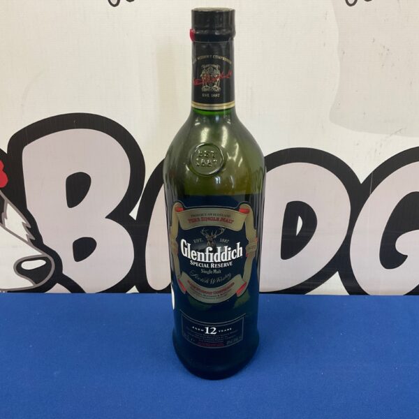 Bottle of Glenfiddich Special Reserve 12 Year Old Scotch Whiskey