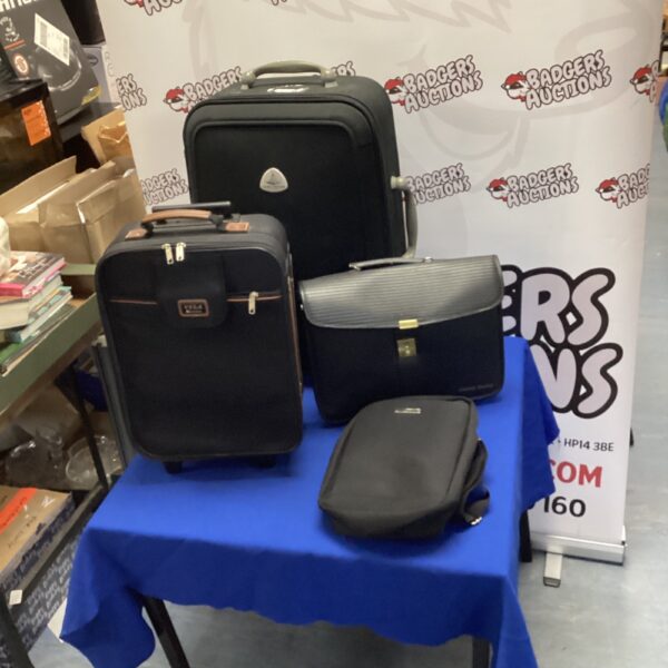Vintage GlobeTrotter suitcase, a classic travel case.