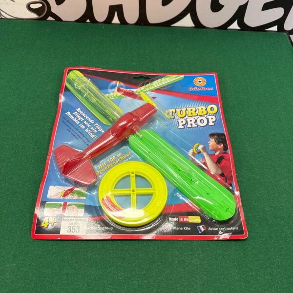 Vintage Gunther turbo prop model plane set in original packaging.