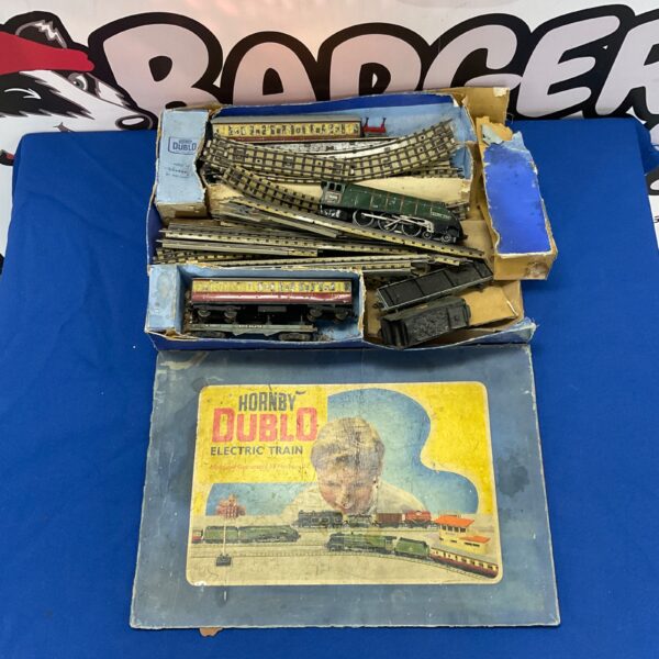 Vintage Hornby Dublo OO gauge model train set in original box.