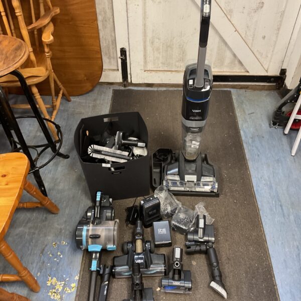 Vax ONEPWR cordless interchangeable cleaning system with multiple head attachments carpet wet cleaner stick vacuum spot cleaner and more attachments inc batteries working