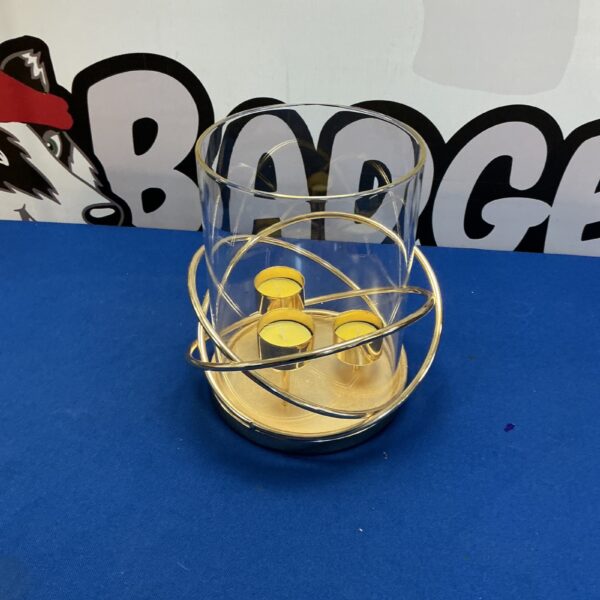 Dorma Champagne Circle 3 tealight Holder