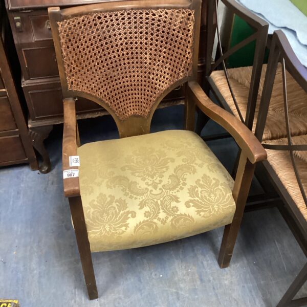 regency style bergere's chair
