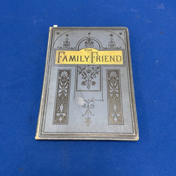 Antique family friend book dated 1888