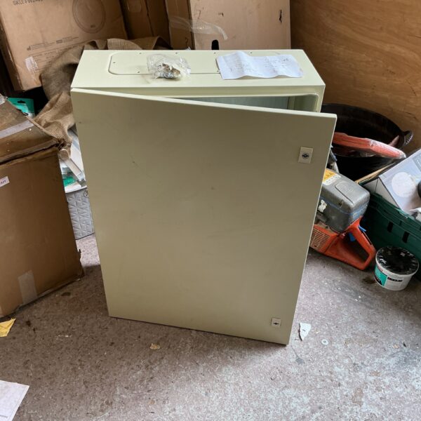 Mild steel IP66 wall box, model PW66, for weatherproof electrical connections.