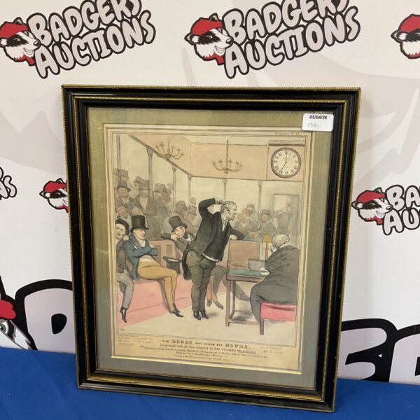 Original 1831 John Doyle political cartoon depicting a scene.