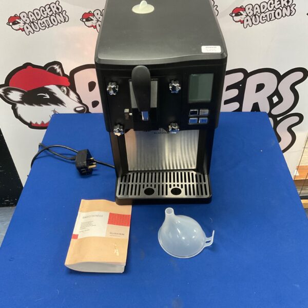 Klarstein Sweet Sundae ice cream maker, digital display, kitchen appliance.