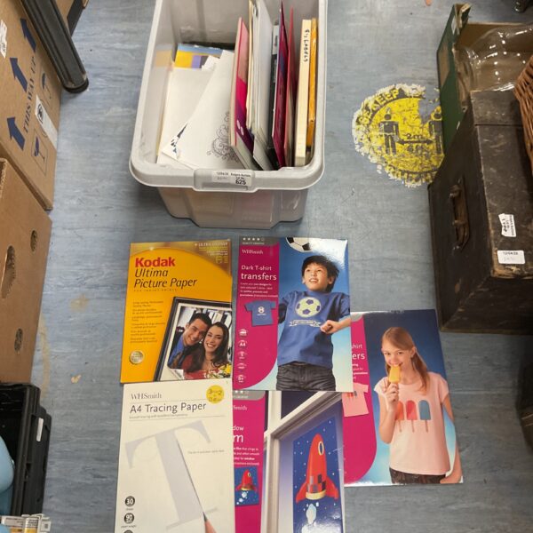 Mixed lot of Kodak Ultima picture paper, tracing paper, and window film.