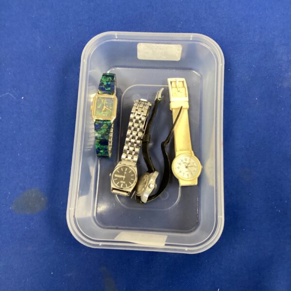 Lot of four ladies wrist watches including Seiko.