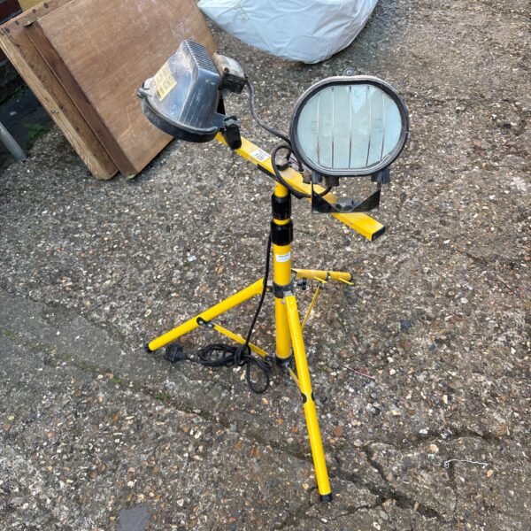 Used LED tripod work light on a tripod base.