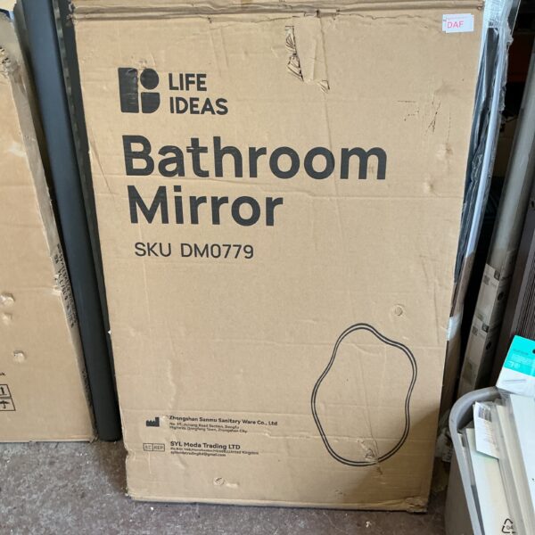 Life Ideas DM799 bathroom mirror in original packaging.