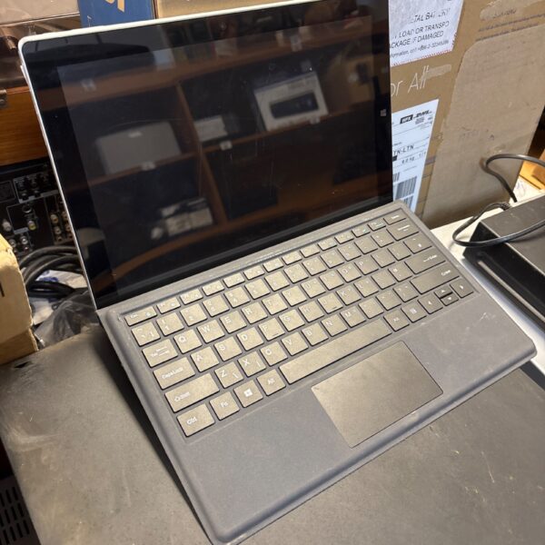 Front view of the used Linx 12V64 12 inch Windows tablet.