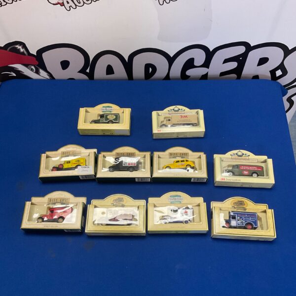 Lledo diecast model collection featuring Days Gone and ProMotors vehicles.