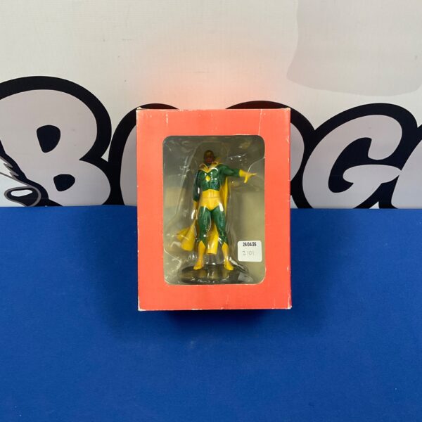 Front view of a Marvel Vision collectible figurine.