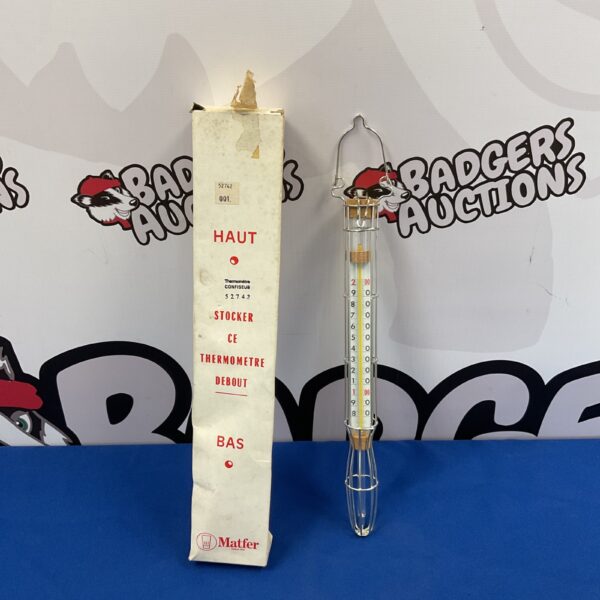 Vintage Matfer jam thermometer for sugar cooking and preserving.