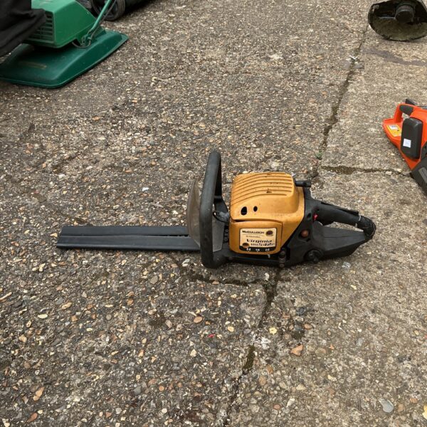 Vintage McCullough Virginia petrol hedge trimmer for garden use.