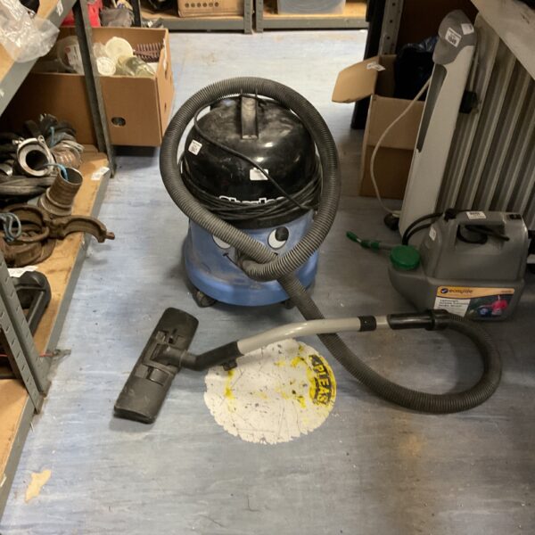 Numatic Charles CVC370 wet and dry vacuum cleaner in used condition.