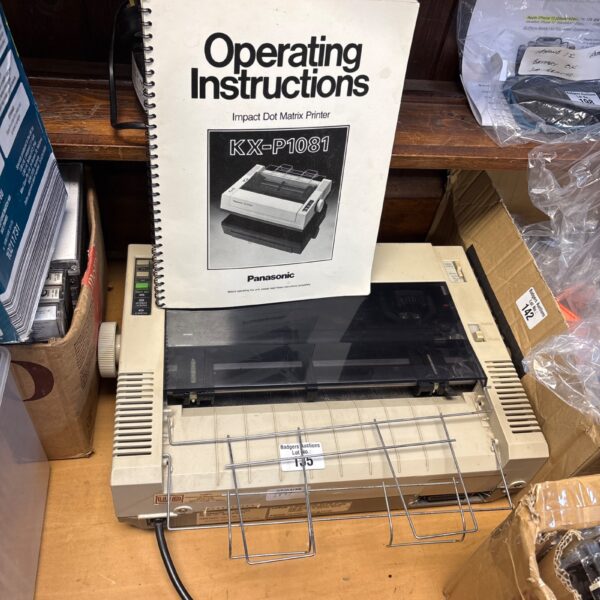 Vintage Panasonic KX-P1081 dot matrix printer for retro computing.