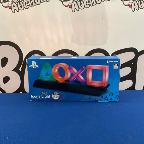 Vibrant PlayStation Icons LED light for gaming room decor