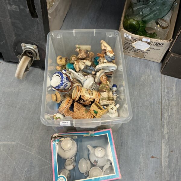 Mixed lot of vintage porcelain figurines for collectors and display.
