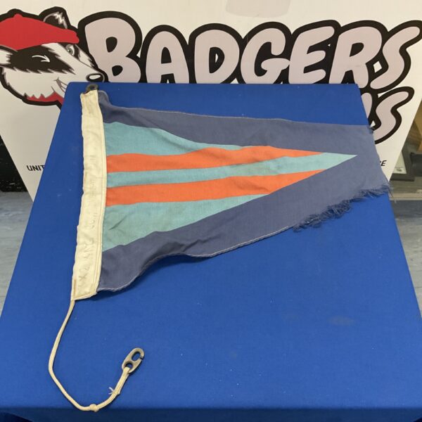 Vintage RAF Wing Commander station pennant, a classic aviation flag.