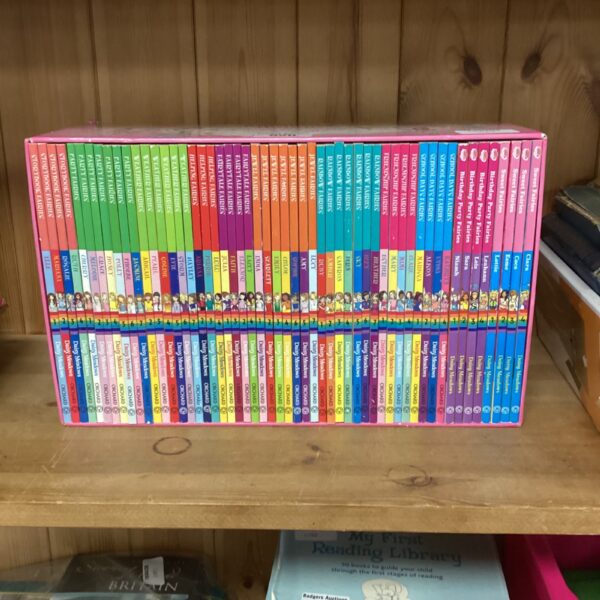 Large collection of 52 Rainbow Magic books by Daisy Meadows.