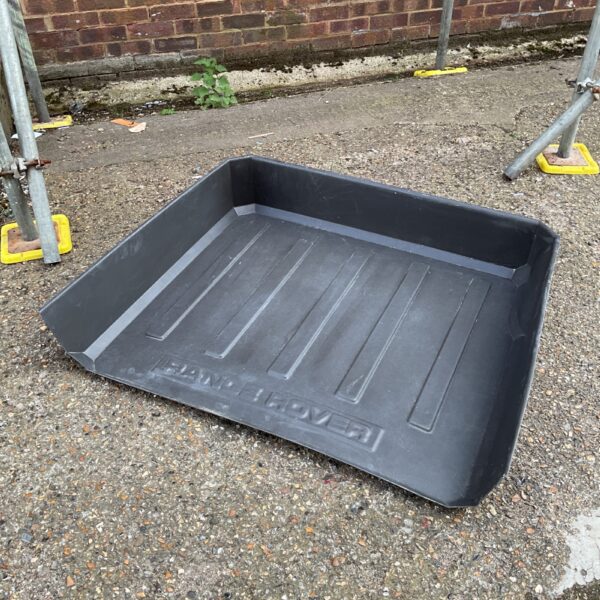 Durable Range Rover boot liner for vehicle protection.