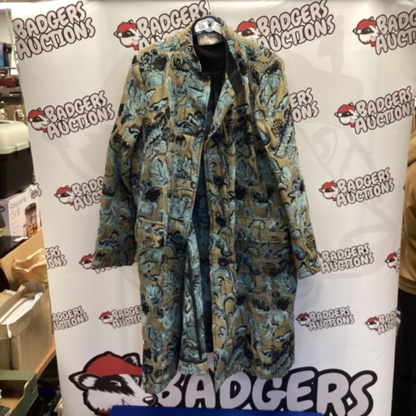 Vibrant floral patterned Roman Originals coat, size 22.