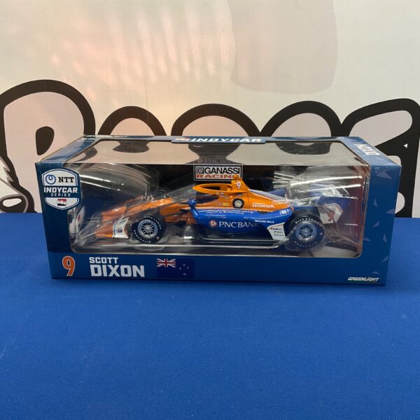 GreenLight Collectibles Scott Dixon IndyCar diecast model car with PNC Bank livery.