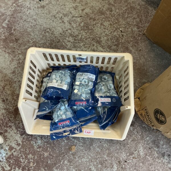 Unopened lot of Sealey M16 nuts for workshop and automotive use.