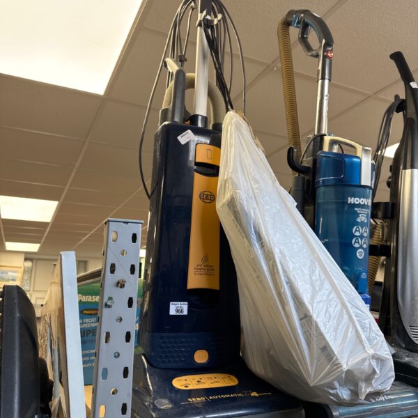 Sebo X4 upright vacuum cleaner in used condition.
