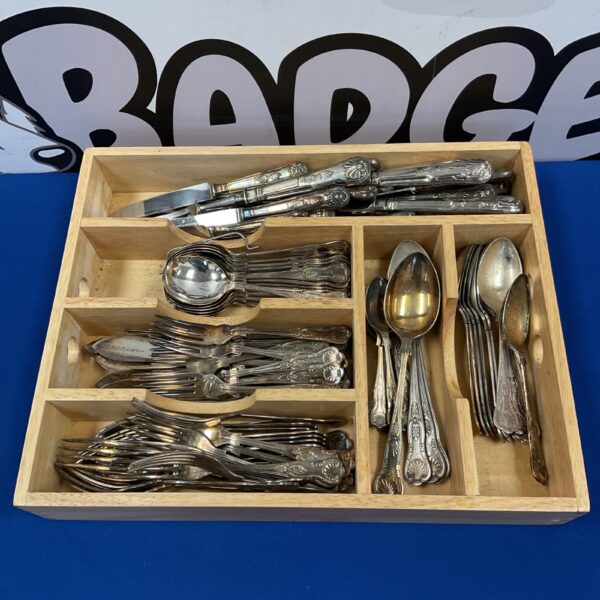 Vintage silver plate cutlery set by A1 Slack & Barlow of Sheffield.
