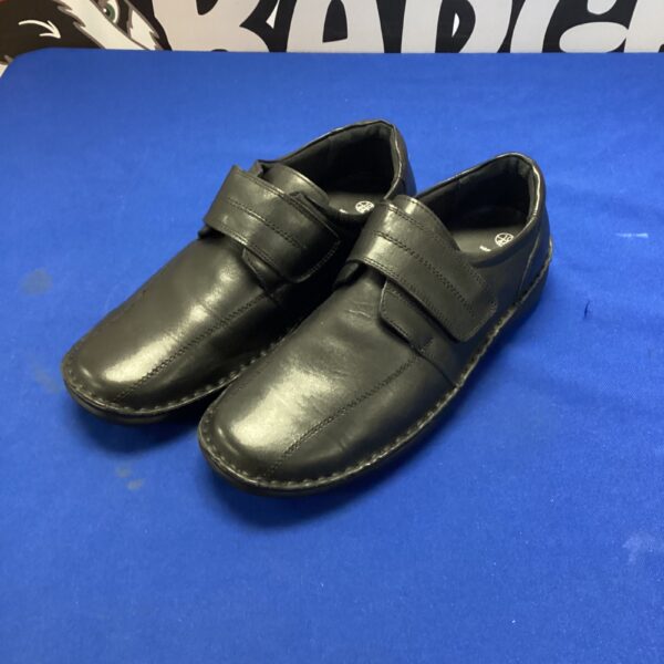 Size 10 natural leather orthopaedic comfort shoes for walking.