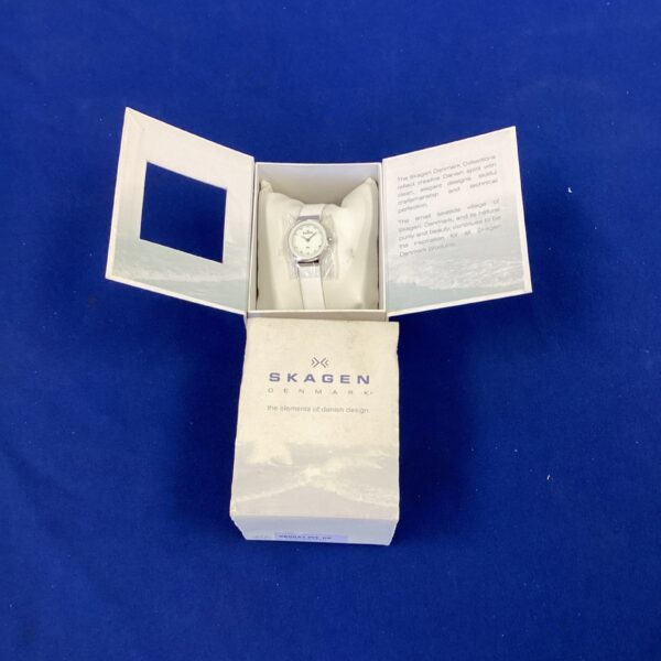 New Skagen ladies watch with minimalist Danish design.