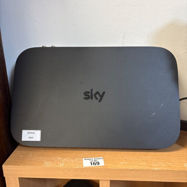 Black Sky Q box for digital television reception.