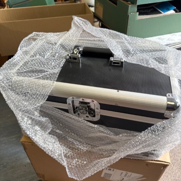 New 17 inch flight case in original packaging for equipment protection.