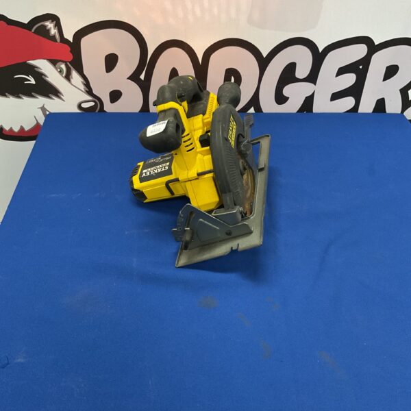 Stanley Fatmax cordless planer for woodworking and DIY projects.